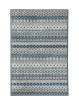 Modern İskandinav Kilim desenli Salon Mutfak Oda Halısı Mavi Gri Halı Kaymaz Yıkanabilir