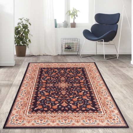 Klasik Barok İran Tarzı Salon Mutfak Oda Halısı Siyah Bej Halı Kaymaz Yıkanabilir Klasik Barok İran Tarzı Salon Mutfak Oda Halısı Siyah Bej Halı Kaymaz Yıkanabilir