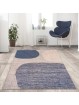 Modern Abstrak geometrik Salon Oda Mutfak Halısı Gri Krem Halı Kaymaz Yıkanabilir