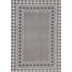 Jüt Hasır Halı Dokuma Taban kilim desenli Krem Bej
