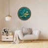 Dekoratif Sünger dolgulu Duvar Halısı MUHAMMED SAV Lafzı 80x80 cm
