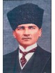 Dekoratif Sünger dolgulu Duvar Halısı ATATÜRK Kalpak Portre 80x120 cm
