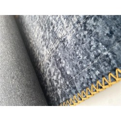 Bambu Halı Salon Halısı Post Pelüş Halı Modern desenli Gold Krem
