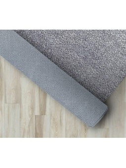 Modern Dokuma Şönil Halı Salon Halısı bulanık düz Açık Gri Kaymaz tabanlı
