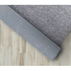 Modern Dokuma Şönil Halı Salon Halısı bulanık düz Açık Gri Kaymaz tabanlı