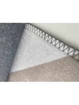 Bambu Halı Salon Halısı Post Pelüş Halı Abstrak Geometrik desenli Krem tonlarda