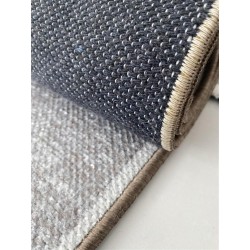 Modern Şönil Dokuma Taban Geometrik desenli Krem Beyaz Halı
