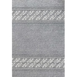 Modern Şönil Dokuma İskandinav üçgen desenli Açık Gri Halı