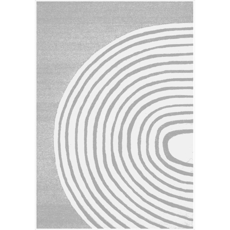 Modern Şönil Dokuma Taban Geometrik desenli Gri Beyaz Halı Modern Şönil Dokuma Taban Geometrik desenli Gri Beyaz Halı