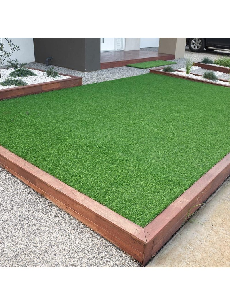 Kesme Suni Yapay Çim Halı 7 mm Balkon Teras Bahçe Dekoratif Kaymaz 