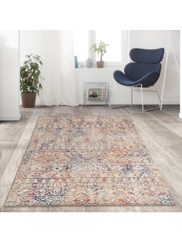 İskandinav eskitme kilim Salon Mutfak Oda Halısı Bej Krem Halı Kaymaz Makinada Yıkanabilir