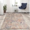 İskandinav eskitme kilim Salon Mutfak Oda Halısı Bej Krem Halı Kaymaz Makinada Yıkanabilir