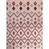 İskandinav kilim tarzı Salon Oda Mutfak Halısı Bej Kırmızı Halı Kaymaz Yıkanabilir
