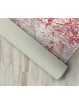 Modern Abstrak Çizgi karma desenli Salon Oda Mutfak Halısı Kırmızı Halı Kaymaz Yıkanabilir